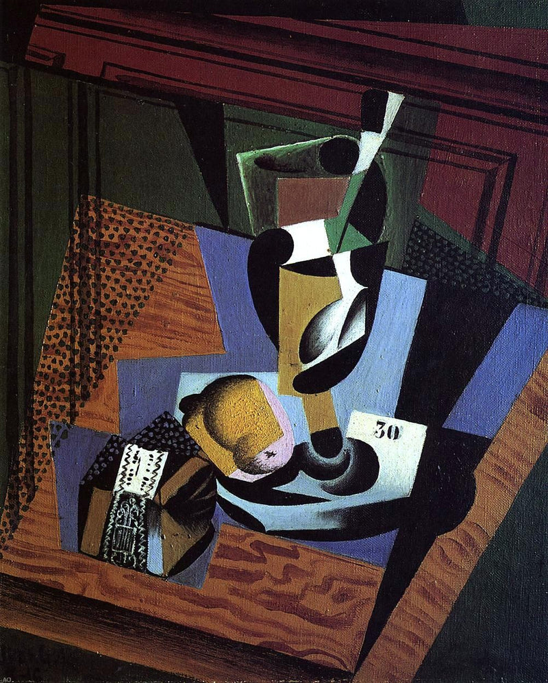 The Packet of Tobacco by Juan Gris - Hand Painted Oil Painting