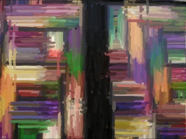 My Street by Our Original Collection - Hand Painted Oil Painting
