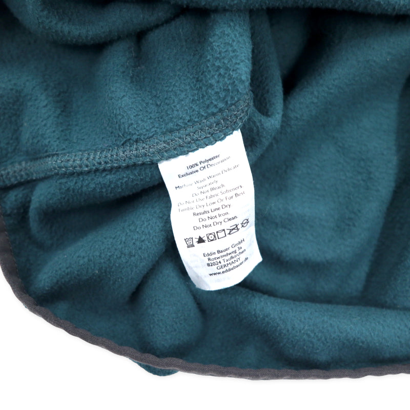 Eddie Bauer プルオーバー フリース スウェット TXL グリーン ポリエステル ビッグサイズ
