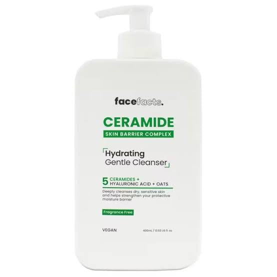 Face facts CERAMIDE SKIN BARRIER COMPLEX Hydrating Gentle Cleanser