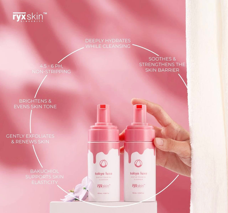 Ryx Skin Sincerity Tokyo Luxe Gentle Foam Cleanser (120ML)