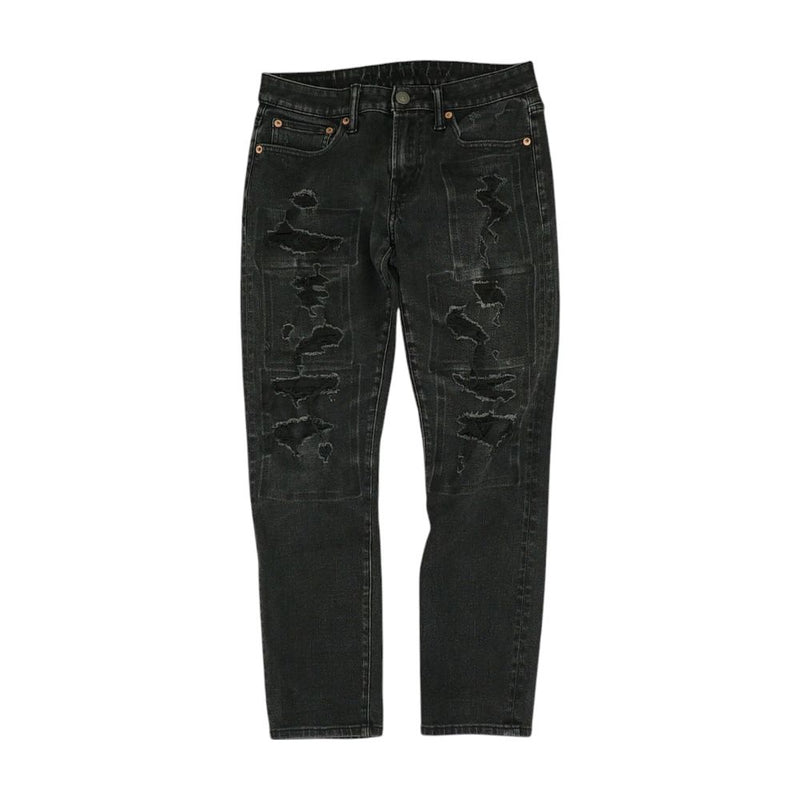Black Solid Jeans