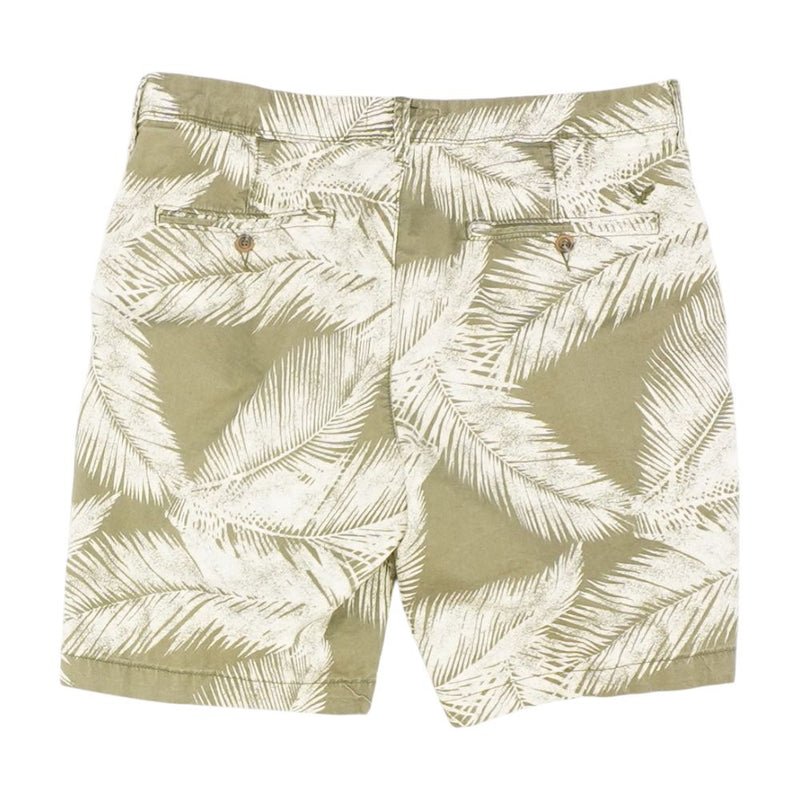 Green Tropical Chino Shorts