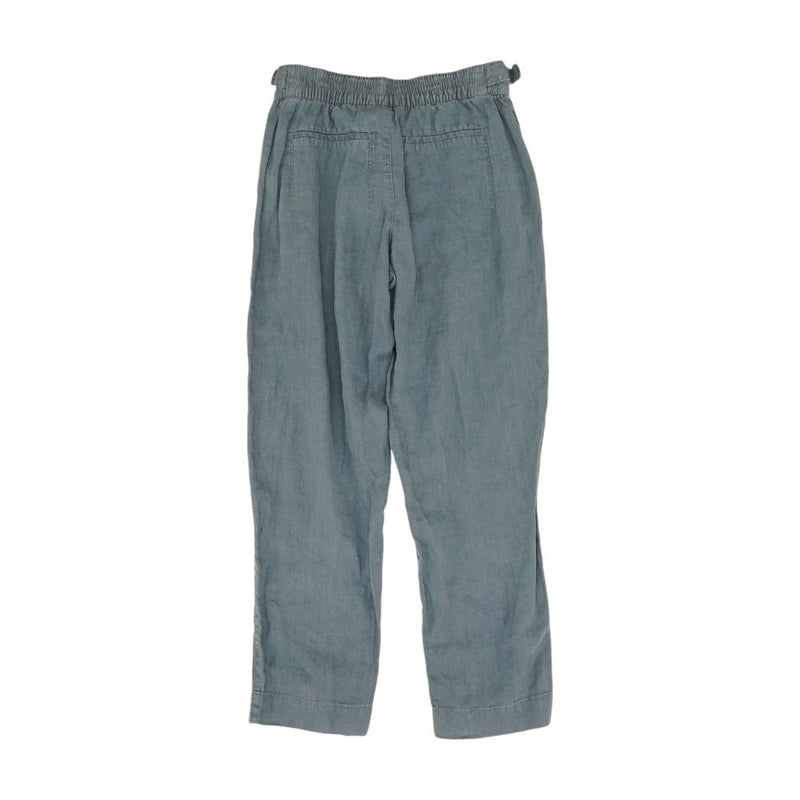 Blue Solid Active Pants