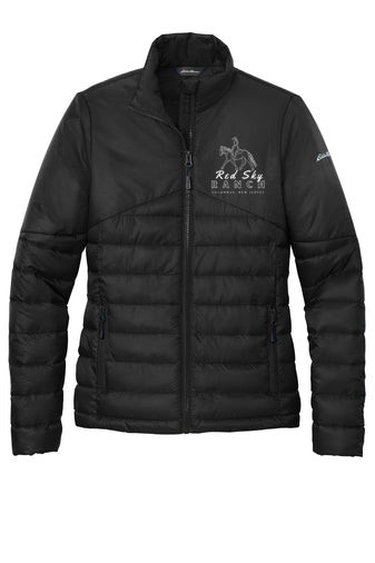 Red Sky Ranch- OUTLINE LOGO- Eddie Bauer- Puffy Jacket
