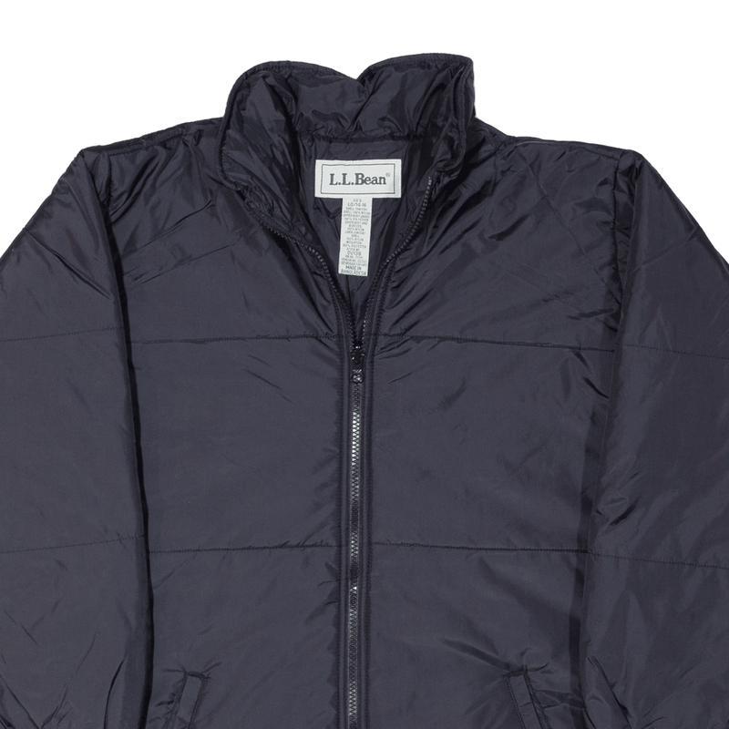 LL BEAN Boys Puffer Jacket Black L