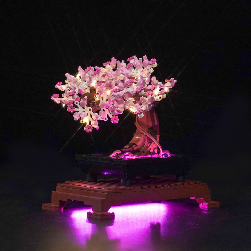 BrickBling Light Kit for LEGO Bonsai Tree 10281 Pink Version