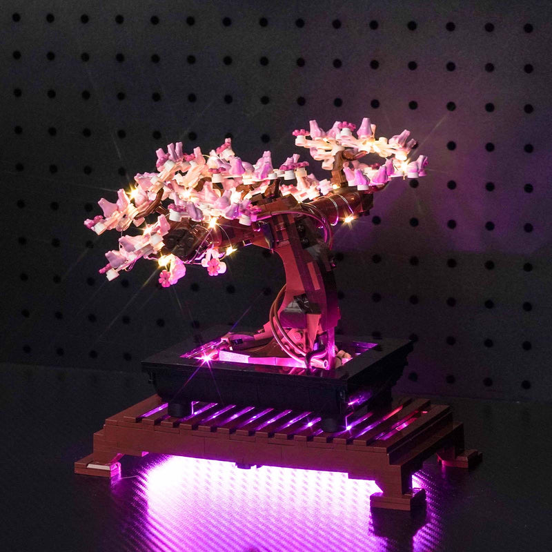 BrickBling Light Kit for LEGO Bonsai Tree 10281 Pink Version