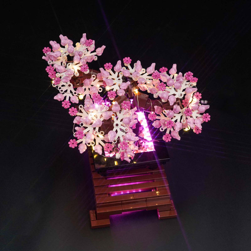 BrickBling Light Kit for LEGO Bonsai Tree 10281 Pink Version
