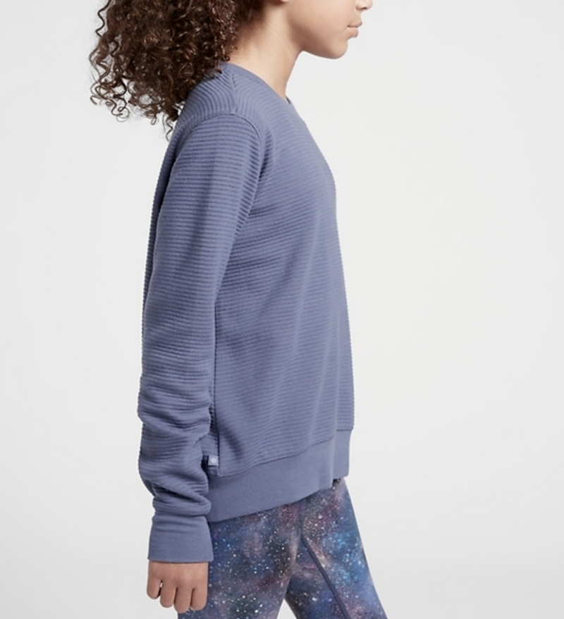 Athleta Girl Crunch Time Stormy Sky Crewneck Sweatshirt