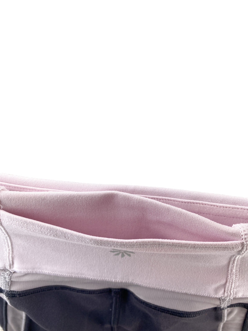 Athleta Women's Elation Color Block 7/8 Active Tight Grey/Pink Size XS