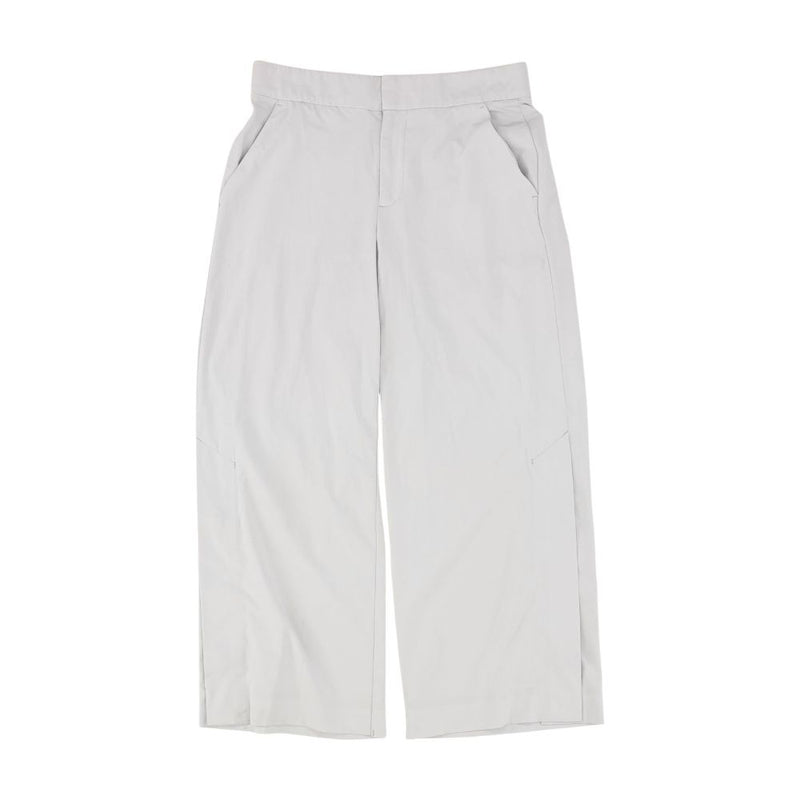 Gray Solid Active Pants