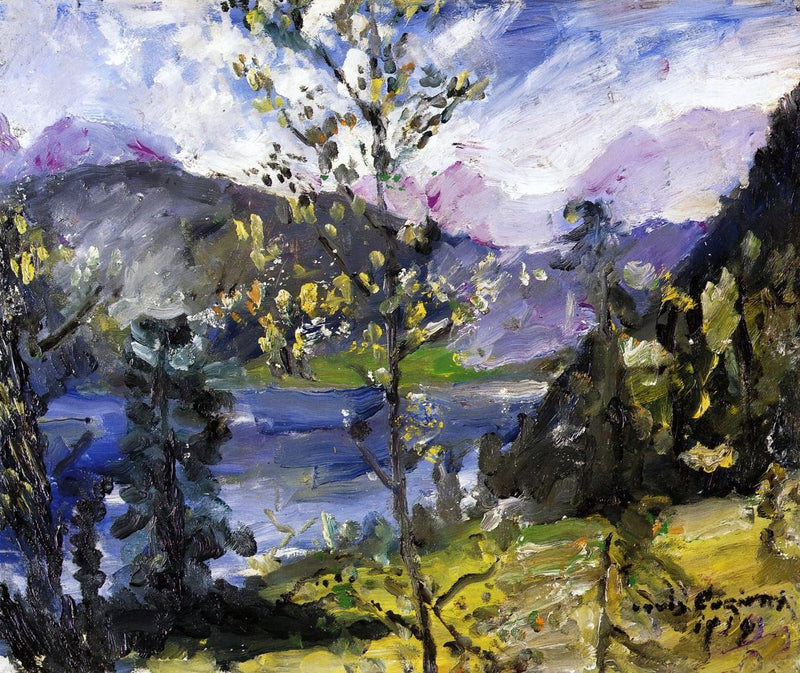 October Show at the Walchensee by Lovis Corinth - Hand Painted Oil Painting