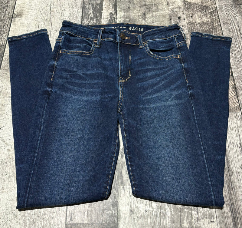 American Eagle blue high rise jegging - Hers size 4