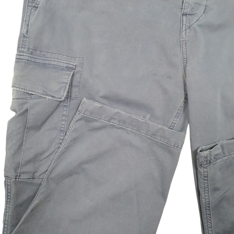 Mens American Eagle Flex Combat Utility Blue Cargo Cotton  Trousers Mens W36 L27