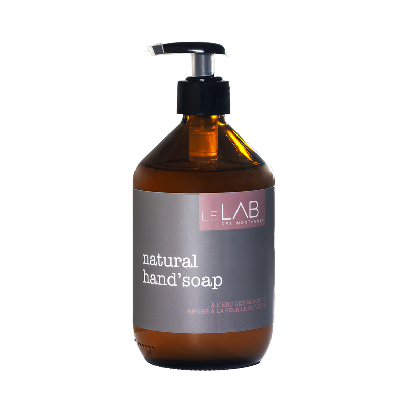Le Lab Des Montagnes - Natural Grape Leaf Infused Liquid Soap - 