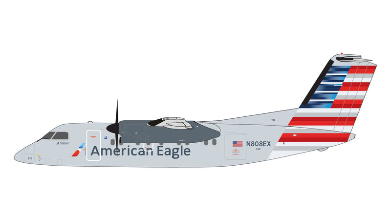Gemini Jets GJAAL1707 1:400 American Eagle / Piedmont Airlines Dash 8-100 N808EX