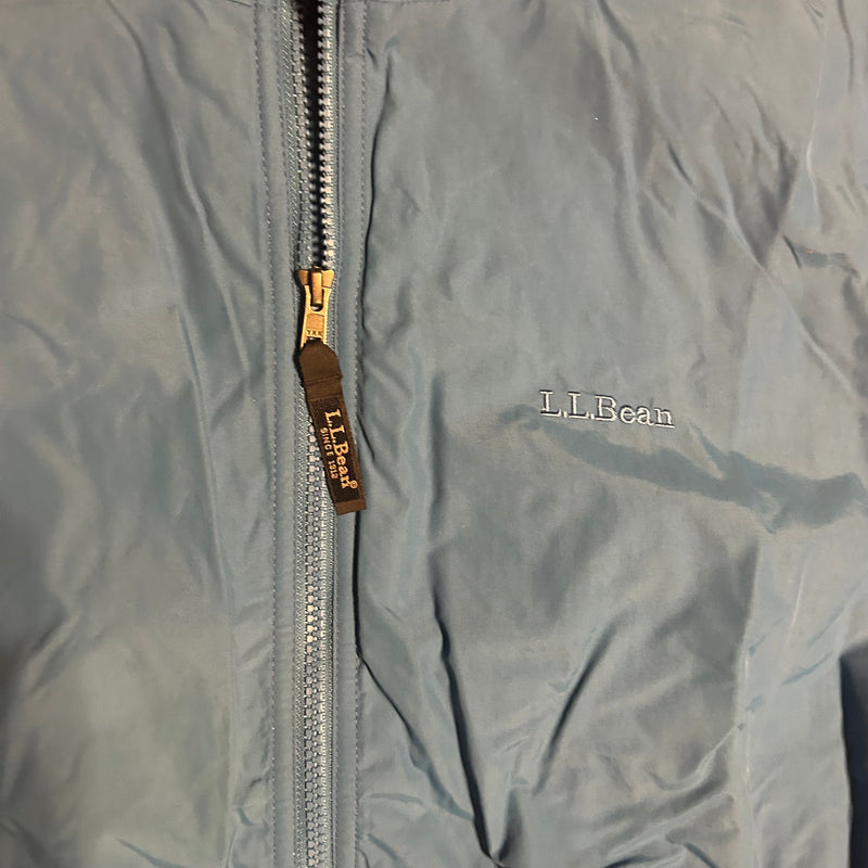 NWT DS LL Bean 3M Windbreaker Fleece Lined Jacket Winter Coat - Medium - 21” x 25”