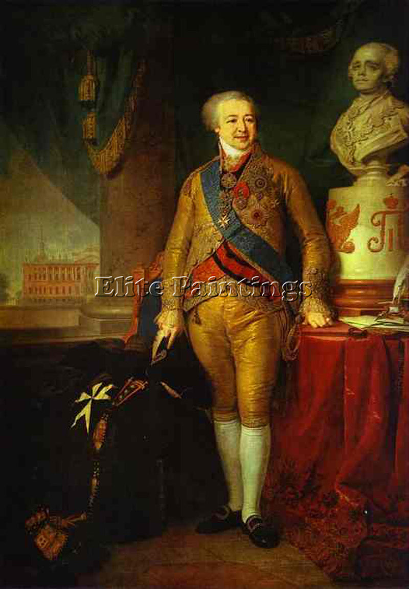 VLADIMIR BOROVIKOVSKY BORO3 ARTIST PAINTING REPRODUCTION HANDMADE OIL CANVAS ART
