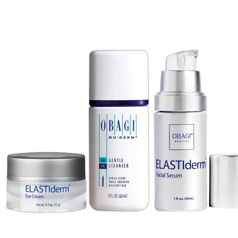Obagi Elastiderm Power DUO (Elastiderm Facial Serum + Elastiderm Eye Cream + FREE Gentle Cleanser Trial Size) $325 Value