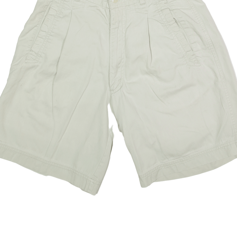 AMERICAN EAGLE Chino Shorts Cream Regular Womens S W28
