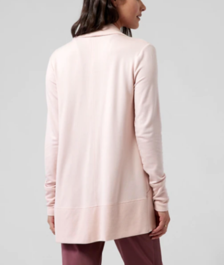 Athleta Orchid Pink Nirvana Pranayama Wrap Cardigan