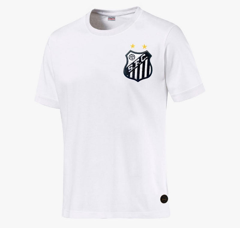 Pele WHITE Soccer Jersey SANTOS 1969 thousandth Goals PELÉ - 100% authentic
