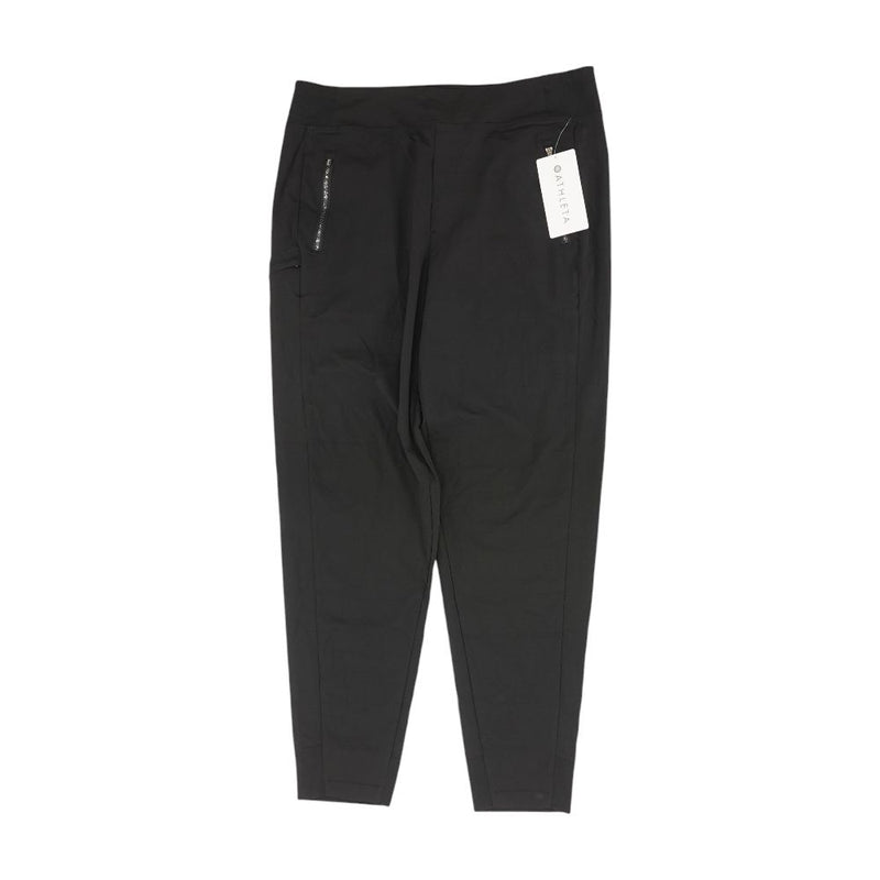 Black Solid Joggers Pants