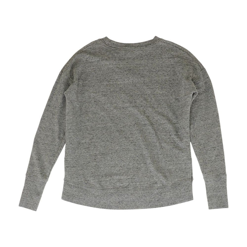 Gray Solid Sweatshirt