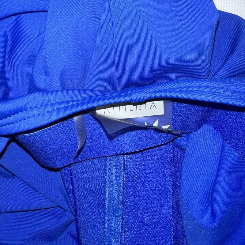 Women's Athleta Dress Size Small Blue Stretch Loose Built-in Bra Above Knee Halt