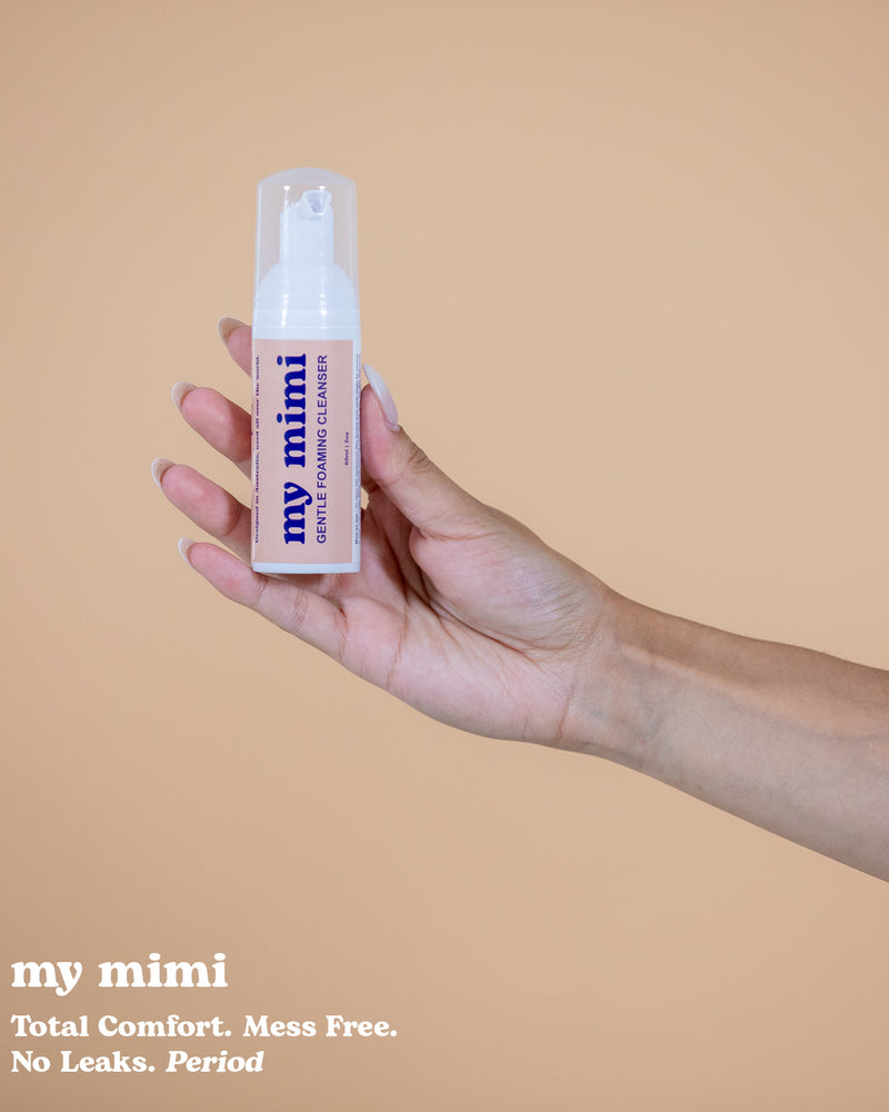 menstrual disc gentle foaming cleanser