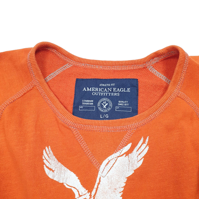 American Eagle Crewneck Cotton Sweatshirt Jumper L