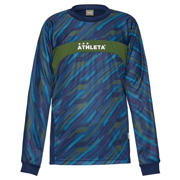 Pla shirt long sleeve top ATHLETA futsal soccer wear