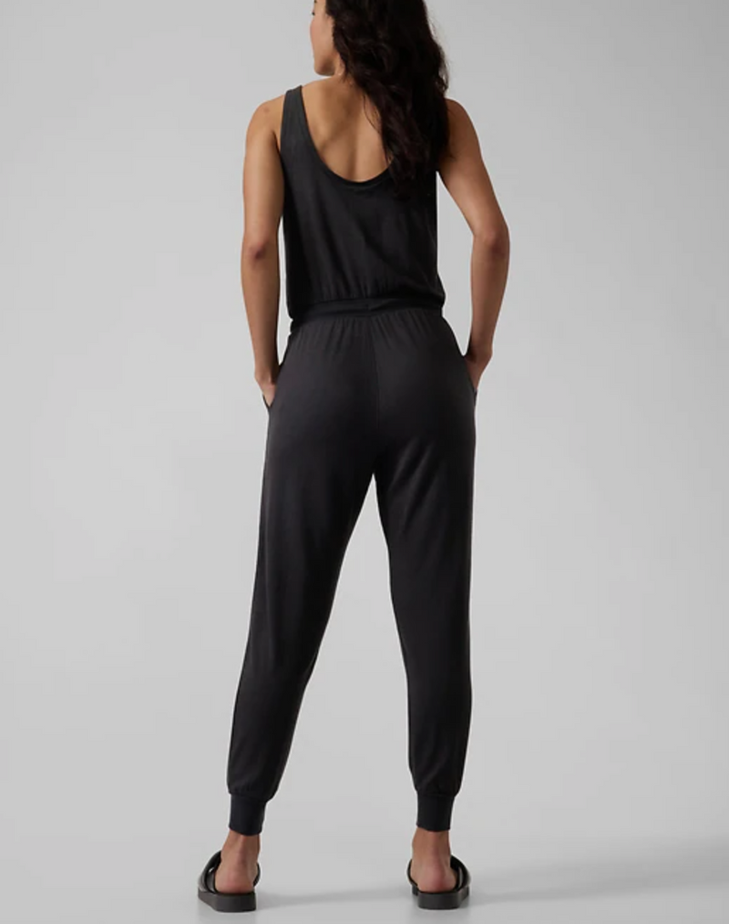Athleta Black Balance Romper Jumpsuit