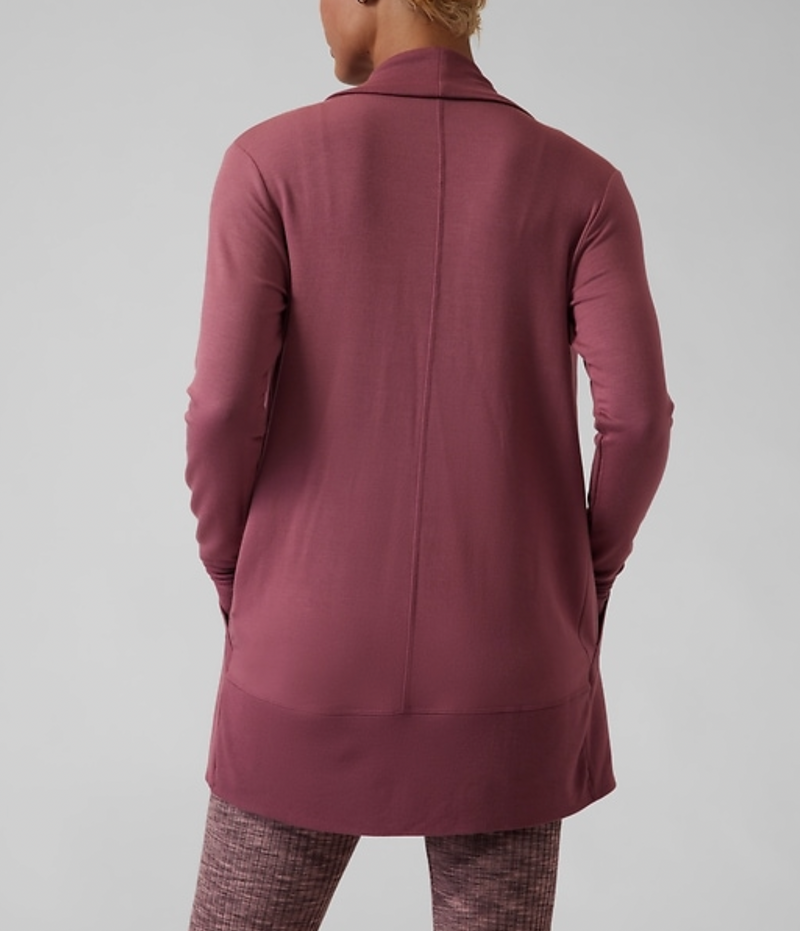 Athleta Tawny Rose Nirvana Pranayama Wrap Cardigan