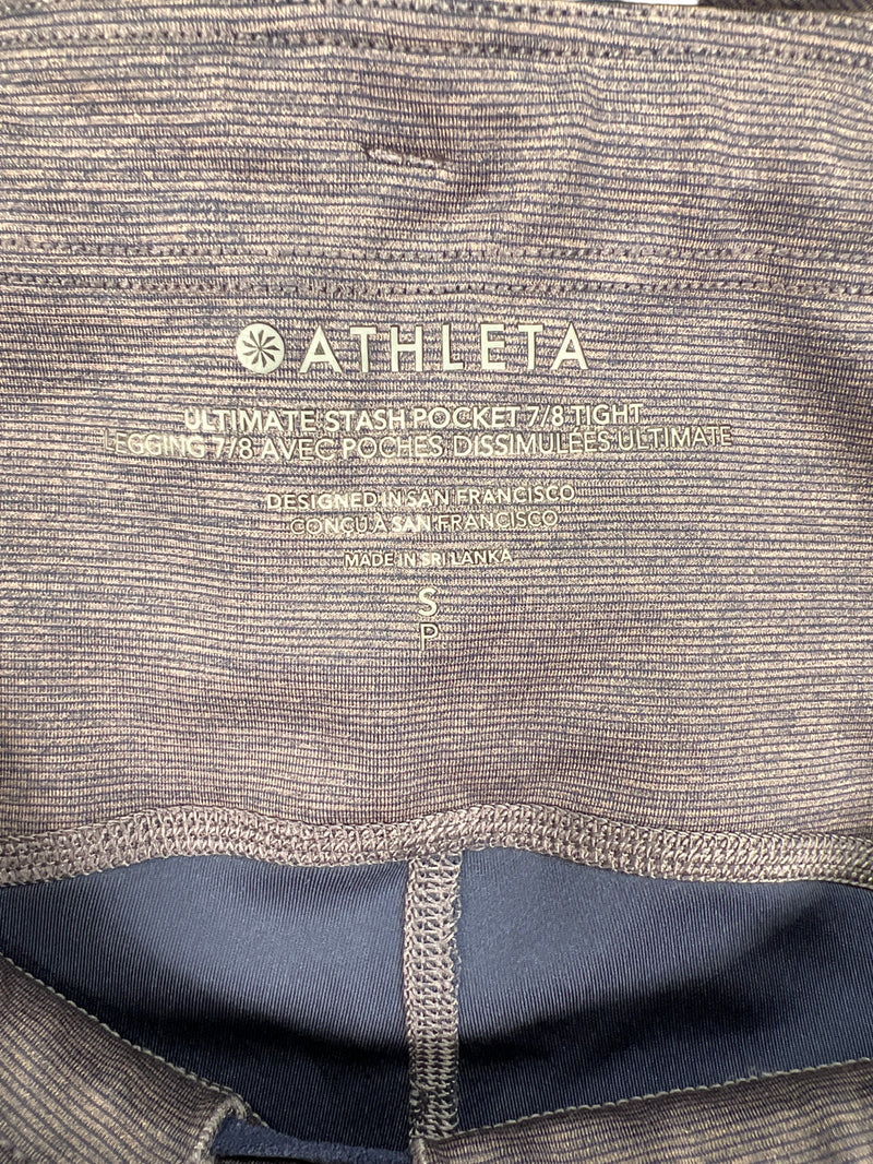 Athleta Women’s Purple Ultimate Stash Pocket 7/8 Tight Leggings - S