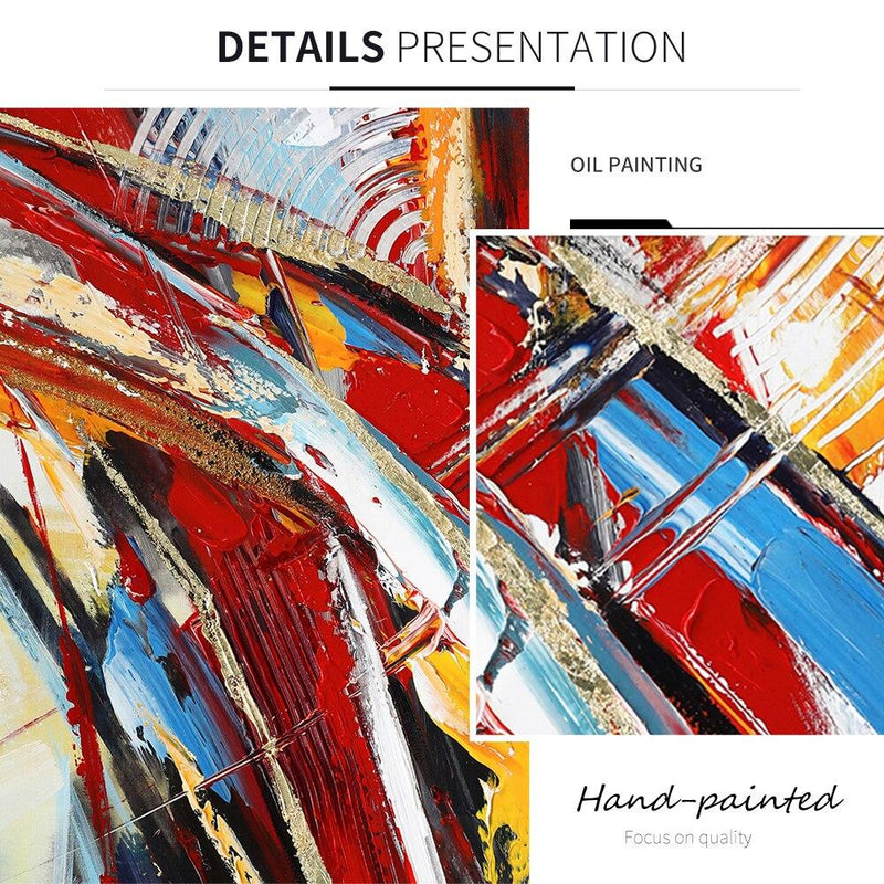 Abstract Oil Painting Hand Painted On Canvas Modern New Original Design