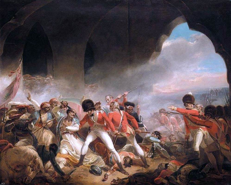 The Last Effort and Fall of Tippoo Sultan by Henry Singleton - Hand Painted Oil Painting