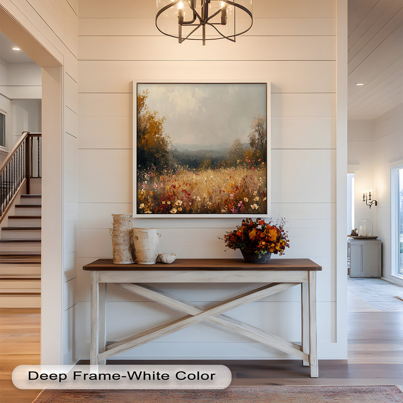 Classic Wildflower Art – Timeless Floral Oil Painting