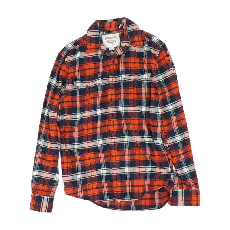 Red Plaid Flannel Button Down