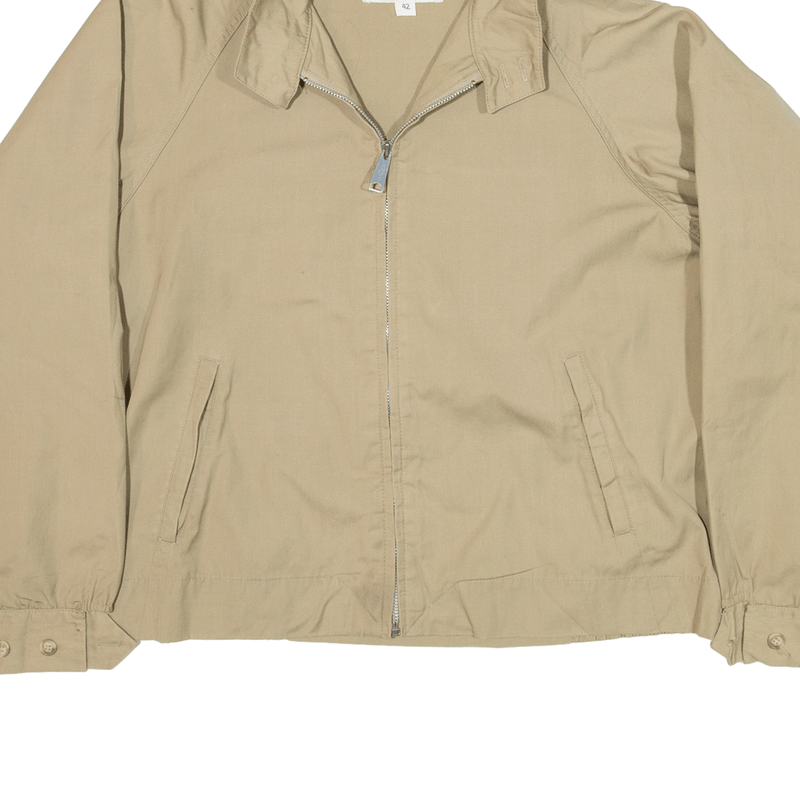 LL BEAN Lined Jacket Beige Womens XL