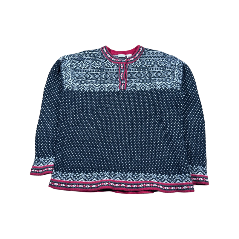 Vintage LL Bean 3 Button Jumper