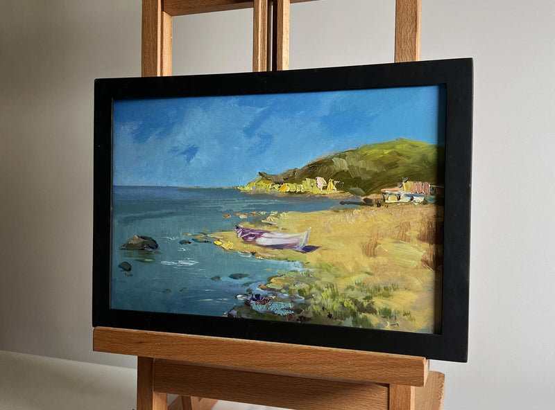 Oil painting Cloudy day at sea Yuriy Suprunchuk