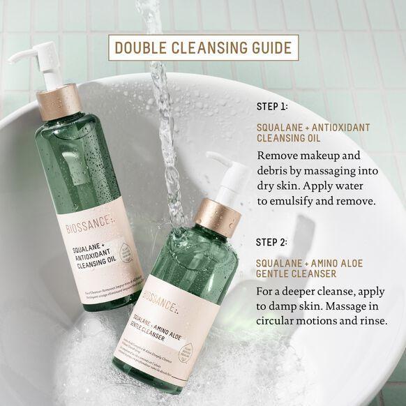 BIOSSANCE Squalane + Amino Aloe Gentle Cleanser 200ml