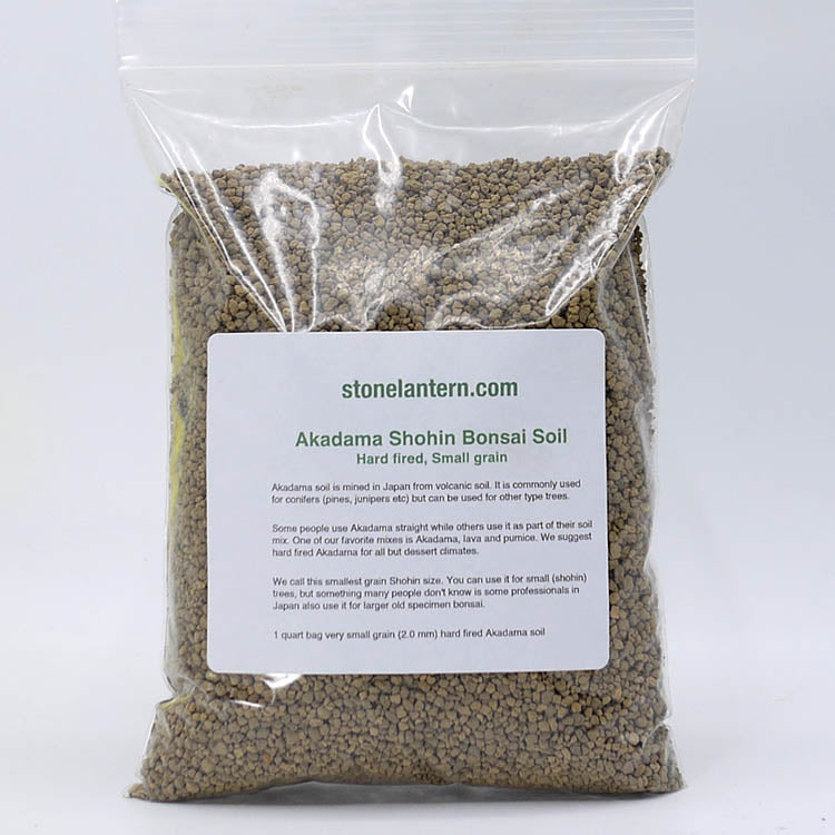 Akadama Shohin Bonsai Soil - Hard, Very Small Grain - 1 Quart