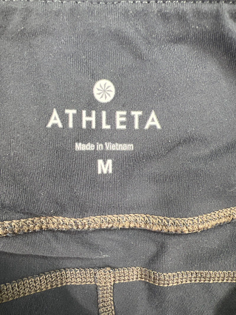 Athleta Women’s Gray Cropped Athletic Leggings - M