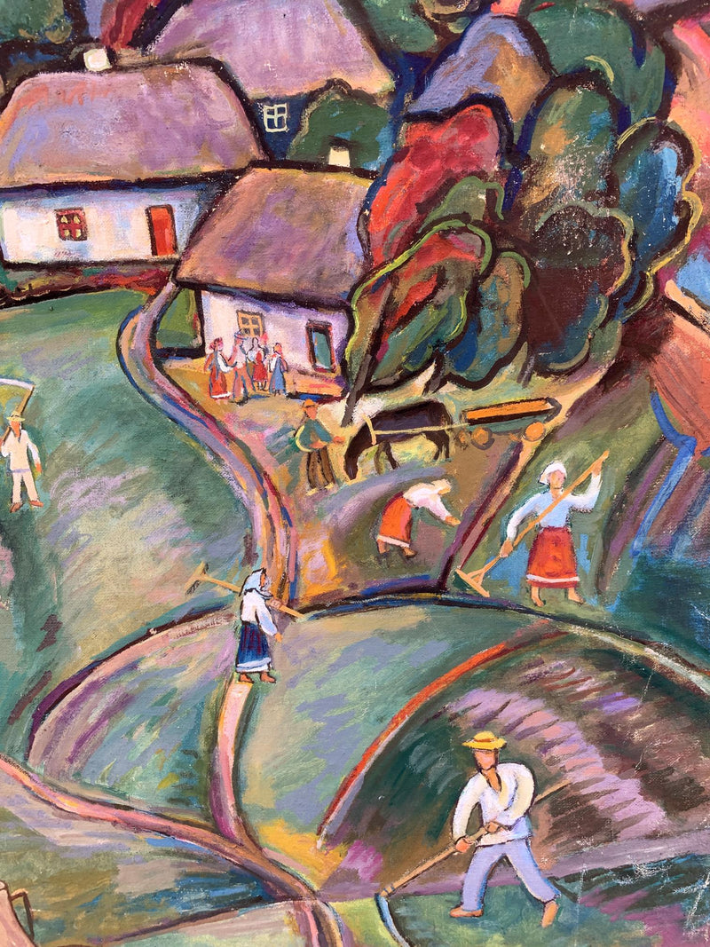 Oil painting Country flavor Unknown artist