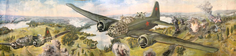Oil painting Battlefields