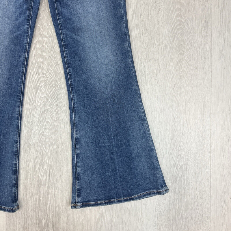 American Eagle Super High Rise Flare Womens Flared Jeans Size 8 US